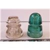 Image 2 : (2) Vintage Electrical Glass Insulator Cover