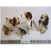 Image 1 : (5) Vintage Ceramic Dogs from Japan-60's-no chips or cracks