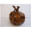 Image 3 : Arnel's Nut Holder- Squirrel on Top and Inside Bowl-Circa 1960's