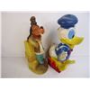 Image 3 : Banamex bank(Mexico) rare Donald Duck(no stopper) and Goofy(with stopper) plastic money bank, Playpa