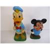 Image 6 : Banamex bank(Mexico) rare Donald Duck(no stopper) and Goofy(with stopper) plastic money bank, Playpa