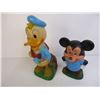 Image 7 : Banamex bank(Mexico) rare Donald Duck(no stopper) and Goofy(with stopper) plastic money bank, Playpa