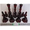 Image 1 : Avon Cape Cod -11 Pieces in Total-(4) Salt/Peppers-(4) Small Candle Holders and (3) Tall Candl