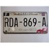 Image 3 : (3) Mexico License Plates-Guerrero, Morelos, 1990-2000 Motorcycle Plate-Colima