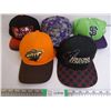 Image 1 : (5) Ballcaps-S.F. Giants/LA Lakers/Edmonton Oilers/Arizona Coyotes/Minnesota Wild