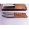 Image 4 : Niagara Cutlery - Set of 6 Steak Knives (NIB) Vintage Stainless Steal Steak Knives Set of 6 - Hammer