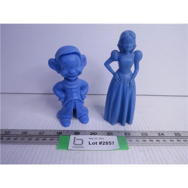 (2) Walt Disney Plastic Figurines