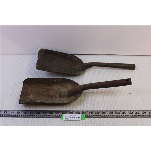 (2) Small Coal Shovels