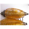 Image 4 : (2X BID PRICE) (2) Vintage Mid Century Wall Mount Hanging Glass Lights