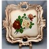 Image 1 : Ceramic Floral pattern Serving Platter/Tray (15x15)