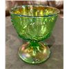 Indiana Glass Lime Green Carnival Glass 