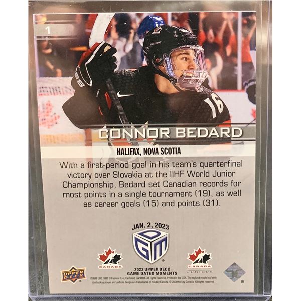 rare hockey cards 2023 2023-24 Upper Deck Series 2 Hockey Mini Pack (4 Cards Per Pack) – A & C  Games main image 1