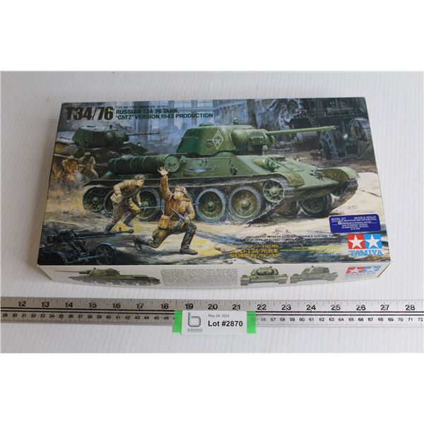 T34/76 Russian 64 Tank (1/35 Scale (box opened - unused)