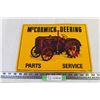 Image 1 : McCormick Deering Parts Service Metal Sign 14x11