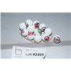 Image 1 : (12) Red Indian Marbles