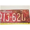 Image 2 : 1935 Alberta Freight Vehicle License Plate