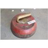 Image 1 : Antique Outdoor Curling Rock 55lbs (Rare)