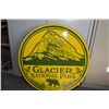 Image 3 : *Glacier National Park Fantasy Porcelain Sign (Double Sided 30")