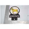 Image 1 : Porcelain Steel Fantasy Sign-- Democratic