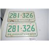 Image 1 : Pair of 1967 Saskatchewan License Plates