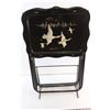 Image 1 : *(4) Metal Serving Trays with Carry Stand