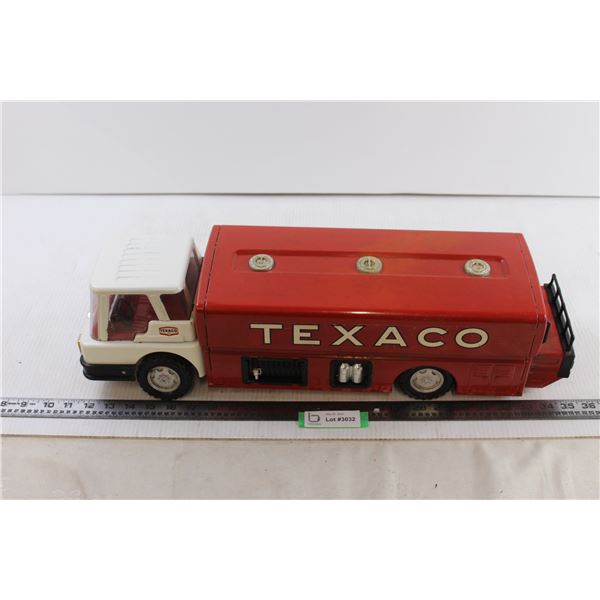 Brush Steel Texaco Tanker Truck Magic Triangle Toys
