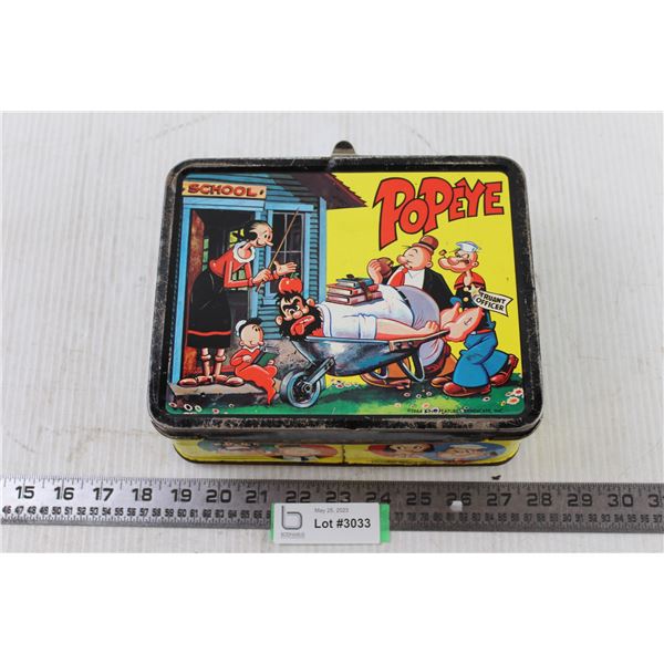 Popeye Metal Lunch Box