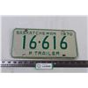 Image 1 : Saskatchewan 1970 Licence Plate 12 x 6