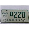 Image 2 : Saskatchewan Power Unit License Plate