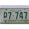 Image 2 : Saskatchewan Trailer License Plate