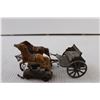 Image 2 : Vintage WWII Toy Horses Carriage