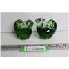 Image 1 : Green Glass Art Squirrels