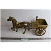 Image 1 : Brass Horse & Wagon