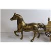 Image 2 : Brass Horse & Wagon