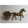 Image 5 : Brass Horse & Wagon