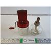 Image 1 : Vintage Bunsen Burner and Nutmeg Grinder