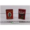 Image 1 : (2) Pocket Tobacco Tins (Velvet and Prince Albert)