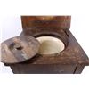 Image 3 : *Antique Chamber Pot Cabinet w/ Granite Ware Pot