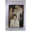 Image 1 : Framed Cardboard Print of the Beatles (23x34)