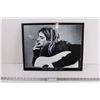 Image 1 : Kurt Cobain Memoriam on Hardback Wall Hanging (15.5x19.5)