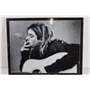 Image 2 : Kurt Cobain Memoriam on Hardback Wall Hanging (15.5x19.5)
