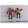 Image 1 : (2) 1986/85 Titan Sports WWE / WWF Figures --S.D. Jones and Brutus the Barber