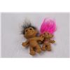 Image 3 : (8) Vintage Troll Dolls