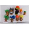 Image 1 : (9) Vintage Troll Dolls