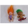 Image 5 : (9) Vintage Troll Dolls