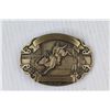 Image 3 : Solid Brass - Western Rodeo Belt Buckle