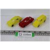Image 1 : (3) 1960's Plastic Toy Cars