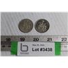 Image 1 : 1969 + 1979 Canadian 50 Cent Coins