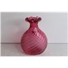 Image 4 : Cranberry Glass Vase