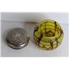 Image 2 : Vintage Glass Art Powder Jar